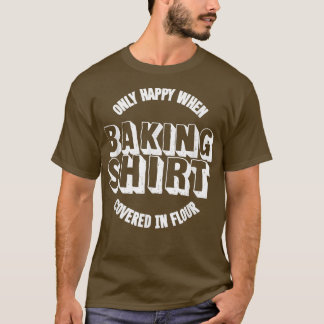 T-shirt Drôle J'Aime Cuire Pain Pâtisserie Cake Baker Chem