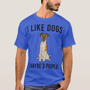 T-shirt Drôle J'Aime Fatigué Pour Les Chiens Terrier Et Pe
