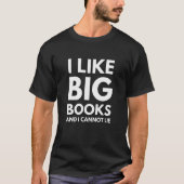 T-shirt Drôle J'Aime Les Grands Livres Lecture Lover (Devant)