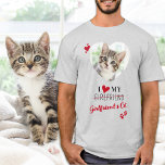 T-shirt Drôle J'Aime Mes Filles Amis Chat Personnalisé Coe<br><div class="desc">Qui aimez-vous vraiment ? Votre petite amie ou son chat ! Offrez un cadeau parfait à votre petit ami cette journée de valentines avec cette drôle de chemise amoureux des chats ! Un must pour chaque amoureux des chats, chat maman et chat papa ! Un tour amusant sur I Love...</div>