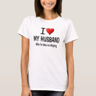 T-shirt Drôle J'aime mon mari