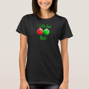 T-shirt Drôle J'Aime Vos Boules Noël Noël Noël Noël Noël N