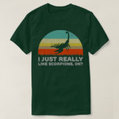 T-shirt Drôle J'Aime Vraiment Les Scorpions OK Design (Design devant)