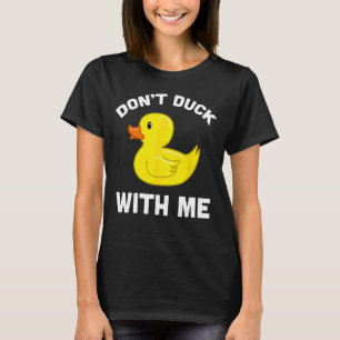 T-shirt Drôle Jaune Canards en Caoutchouc Cadeau, Ne pas C