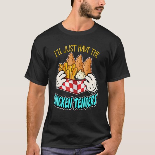 T-shirt Drôle, j'aurai juste les Dents de poulet Hommes Fe (Devant)