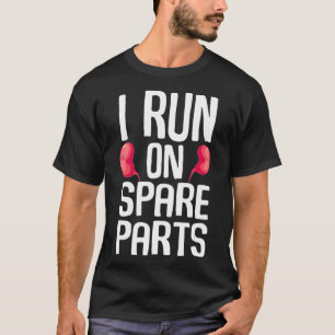 T-shirt Drôle Je Cours Sur Pièces De Rechange Cool Rein Do