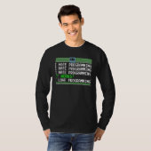 T-shirt Drôle Je Déteste Programmation Il Fonctionne J'Aim (Devant entier)