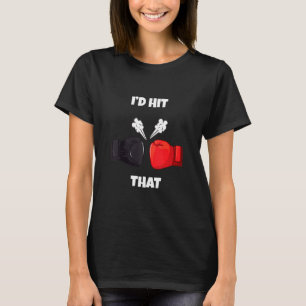 T-shirt Drôle je frappais cette boxe Kickboxing Muay Thai