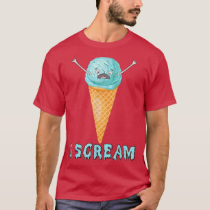 T-shirt Drôle Je hurle Ice Cream Costume d'Halloween