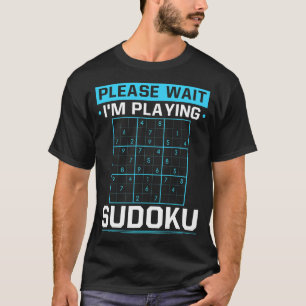 T-shirt Drôle Je Joue Sudoku Sudoku Joueur jeu de puzzle