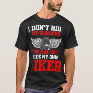 T-shirt Drôle Je Ne Circule Pas Mon Propre Vélo Mais Je Fa