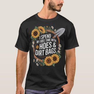 T-shirt Drôle Je Passe Du Temps Libre Avec Des Sarcloirs