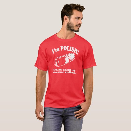 T-shirt Drôle ! Je suis conception polonaise (Devant entier)
