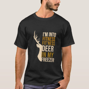 T-shirt Drôle Je suis dans Fitness Fit Ness Deer dans mon