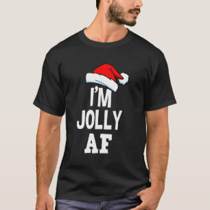 T-shirt Drôle Je Suis Jolly Af Tee Cute Père Noël Hommes C