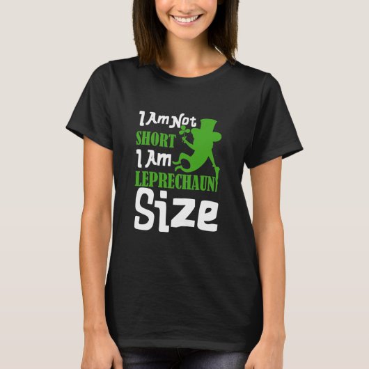 T-shirt Drôle Je Suis Leprechaun Taille St. Patrick's Day (Devant)