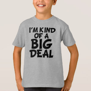 T-shirt Drôle je suis un peu une chemise d'enfants