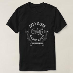 T-shirt Drôle "Je suis une pomme de terre de canapé" En la