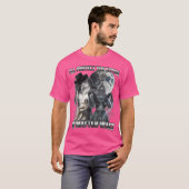 T-shirt Drôle Je Vous Protégerai Kitten Alpha Wolf (Devant entier)