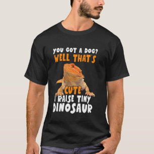 T-shirt Drôle, j'élève un animal de compagnie dragon barbu