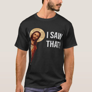 T-shirt Drôle Jésus Je Vois Que L'Église Chrétienne Croix 