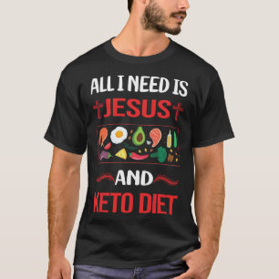 T-shirt Drôle Jésus Régime Cétogène Céto Diète Cétose