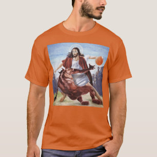 T-shirt Drôle Jésus Traversant Le Diable Chrétien hommes q