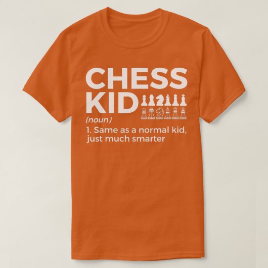 T-shirt Drôle jeu d'échecs définition enfant Joueur d'éche (Design devant)