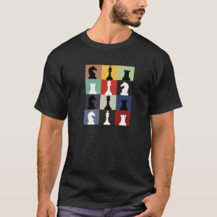 T-shirt Drôle jeu d'échecs Tee Jeu d'Humour jeu Joueur cad