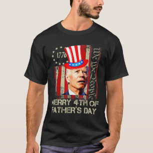 T-shirt Drôle Joe Biden 4 juillet Joyeux 4ème Du Père