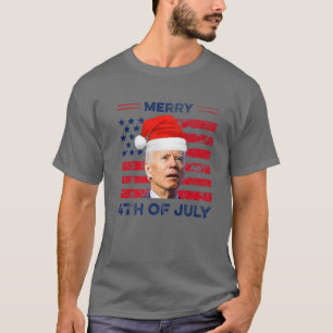 T-shirt Drôle Joe Biden Dazed Merry 4 juillet