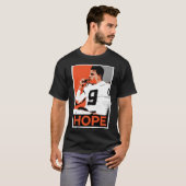 T-shirt Drôle joe burrow fumer cigare cadeau pour burrow l (Devant entier)