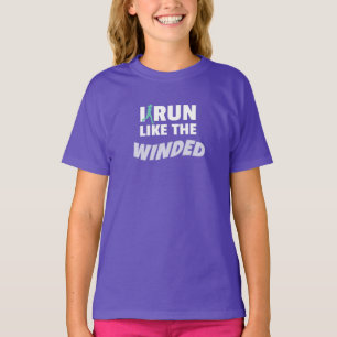 T-shirt Drôle Jogger Runner Je Cours Comme Le Vainqueur