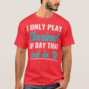 T-shirt Drôle Joueur Clarinet Musicien Clarinetist Uniquem