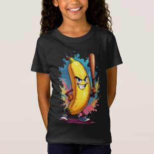 T-Shirt Drôle Joueur de base-ball Banana - Fruit Sport