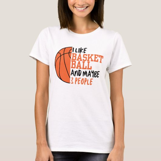 T-shirt Drôle joueur de basket-ball (Devant)