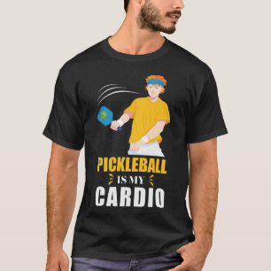T-shirt Drôle joueur de Pickleball avec paddle de pickleba