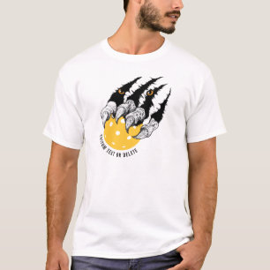 T-shirt Drôle joueur de Pickleball Monster Beast Claw Cus