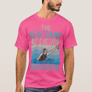 T-shirt Drôle Joueur de water-polo et de pool-ball Water P