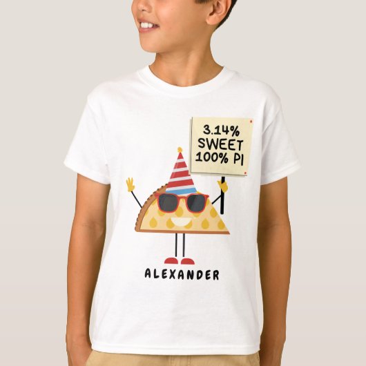 T-shirt Drôle Jour Pi - - 3,14% Doux, 100% Pi (Devant)