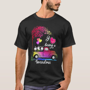 T-shirt Drôle Joyeuses Pâques Mignon Lapin Golden Retrieve