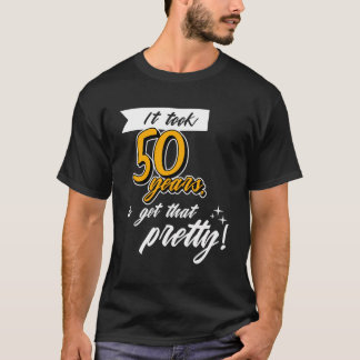 T-shirt Drôle Joyeux 50E Anniversaire Cinquante Anniversai