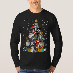 T-shirt Drôle Joyeux Dogmas Australien Berger Chien Noël