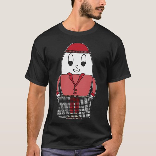 T-shirt Drôle Joyeux Fishmas (Devant)