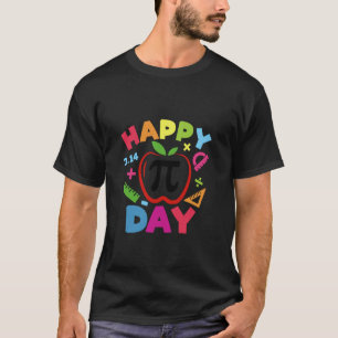 T-shirt Drôle Joyeux Pi Day Prof de Maths Symbole Pi Amour
