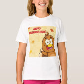 T-shirt Drôle Joyeux Thanksgiving (Devant)