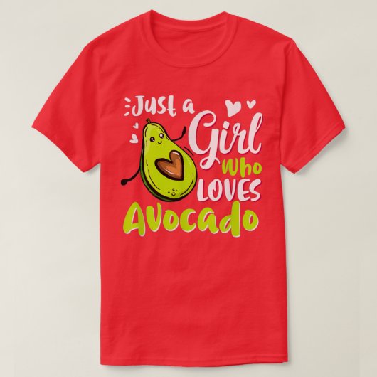T-shirt Drôle Juste Une Fille Qui Aime L'Avocado Pour Avoc (Design devant)