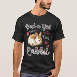T-shirt Drôle Juste Une Fille Qui Aime Le Lapin