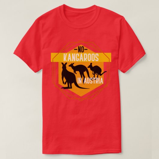 T-shirt Drôle Kangaroo Citation d'animal cadeau Kangaroo (Design devant)