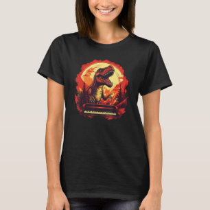T-shirt Drôle Keyboard Instrument pour Dinosaures et T Rex